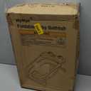 Collapsible Baby Bathtub for Newborns to Toddler with Real-time Temp Monitor & Floating Cushion,Portable Travel Tub for 0-36 Month, Foldable Baby Bath Tub for Infants Boy (Blue)