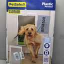 PetSafe Never Rust Dog & Cat Plastic Door, X-Large, for Pets Up to 220 lb, Paintable, Easy DIY Installation, Closing Panel Included, Install in Interior & Exterior Doors or Walls, Durable