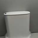 Cesun Motion Sensor Trash Can, 5 Gallon Automatic Bathroom Garbage Can with Lid, Touchless Smart Plastic Slim Wastebasket for Bathroom, Office, rv, Bedroom, Living Room, White