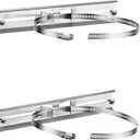 QILIPSU Pole Mounting Kits, 304 Stainless Steel 11.4" x 1.9" Brackets with Adjustable 28 Inch Clamps for Electrical Boxes, Devices, and Outdoor Applications