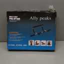 Ally Peaks Pull Up Bar for Doorway | Thickened Steel Max Limit 440 lbs Upper Body Fitness Workout Bar| Multi-Grip Strength for Doorway | Indoor Chin-Up Bar Fitness Trainer for Home Gym Portable (silver2)