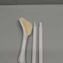 New Foot Brush with Adjustable Long Handle, 3-in-1 Foot Scrubber for Wet or Dry Brushing, 10.2- 27.5 Foot Scrub Brush for Senior, Pregnant, Disabled, or Injured, Gift-Box Packed(White)