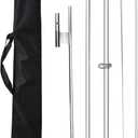 Feather Flag Pole Kit for Swooper Flag 8FT, Swooper Flag Pole Kit with Ground Spike for Feather Flags