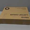 llano V12 Ultra Laptop Cooling Pad with Smart Software Control, RGB Gaming Laptop Fan Cooler Stand, 5.5" Turbo Fan, Adjustable Speed, 3*USB 3.0 Ports, 3 Height Stands, for 15.6"-19" Laptops, Black