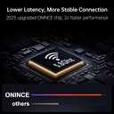 Wireless CarPlay Adapter, 2-in-1 Adapter Converts Wired Apple CarPlay & Android Auto to Wireless, Fast Connection, Plug & Play, Mini Design with Rainbow Ambient Light, Style I