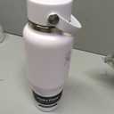 Hydro Flask Travel Water Bottle - Insulated Stainless Steel - Wide Straw Lid, Non Spill, Leakproof in 32 Oz Cloud Pink