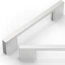 Talentedeco 10 Pack Brushed Satin Nickel Cabinet Pulls 3.75 Inch(96mm) Kitchen Cabinet Handles Cabinet Hardware for Drawer Pulls