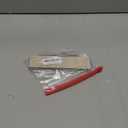 4-Piece Beige Stone Peel and Stick Backsplash Tile, 2"x 8" PVC Subway Tiles, Stick on Backsplash for Kitchen/Bathroom/Fireplace