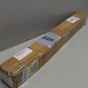 No Drill No Tools 100% Blackout Roller Shade | UV Protection | Easy-Care Fabric | Roller Blind for Windows & Doors | Pull Down Window Shade - White (23.5" W x 75" H)