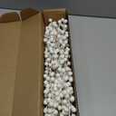 40 Pcs Artificial Berry Stems Branches, Christmas White Faux Holly Berries Picks Ornaments for Christmas Tree Wreath DIY Craft Decorations Holiday Home Decor (40, White)