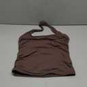 SUUKSESS Women Halter Tank Tops Double Lined Backless Y2K Trendy Going Out Tops M