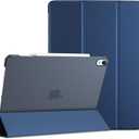 ProCase for iPad Air 13 Inch Case M4/M3/M2(2026/2025/2024), Slim Smart Cover iPad 13 Air M4 M3 M2 Case with Translucent Hard Shell Back, Supports Touch ID, Auto Wake/Sleep -Navy