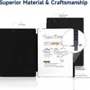 Case for Remarkable Paper Pro Tablet 11.8" (2024 Released) Lightweight and Hard Back Shell Protective Book Folio Cover,Have Auto Sleep/Wake,Pen Holder and Pen Tips Box (Black)