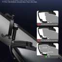 Car Phone Holder for Dashboard Cell Phone Mount for Car 360 Degree Rotation Clip Design Compatible with All Cell Smart Phones.