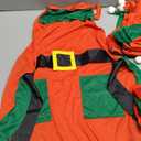 Christmas Elf Costume Christmas Apron Elf Apron Hat Ears Santa Glasses Women Men Xmas Party (Pair of 12 Hats and Aprons)