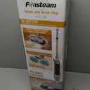 Steam and Scrub Mop, Steam Mop with Dual Rotating Pads, Swivel Steering, 2 LED Headlight, 4 Cleaning Modes, 15.2 fl oz Tank, 6 Washable Pads for All-in-One Sealed Hard Floors