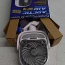 Arctic Air Grip Go Evaporative Cooler, Cordless & Portable Fan with 3 Speeds, Universal Clamp 360 Degrees Head Swivel, USB Charging, 5-Hour Battery, Personal for Home, Office, Car More, White