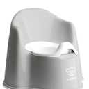 BabyBjrn Potty Chair, Gray/White Potty Training Toilet, Easy-to-Clean, Removable Inner Potty, Non-Slip, 1 Count