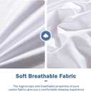 Dafinner Feather Down Blanket California King Size, Extra Lightweight Summer Comforter, Noiseless & Ultra Soft Thin Bed Blanket with Satin Trim (104"x96", White)
