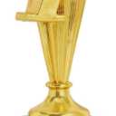 Juvale 1st Place Trophy Award - Plastic Trophy, 8-Inch Gold-Plated with Black Base - Sports Tournament & Party Awards - Basketball & Soccer Awards for Adults & Kids