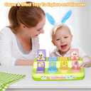 Letapapa Interactive Pop Up Toys for Toddlers, Toddler Easter Toys Easter Basket Stuffers, Montessori Cause and Effect Toy Gifts for Baby Early Learning, Baby Toys for Boys Girls Age18 Months+