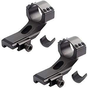 Gotical 25.4mm 30mm Offset Scope Mount 20mm Picatinny Weaver Rail Flashlight Side Ring