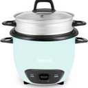 AROMA 6-Cup (Cooked) / 1.5Qt. Rice & Grain Cooker (ARC-743-1NGBL), Light Blue