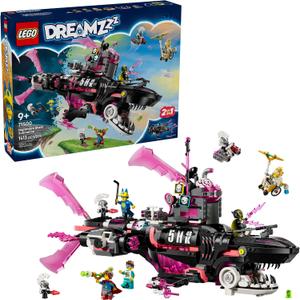 LEGO DREAMZzz Nightmare Shark Submarine Building Toy for Kids - Pretend Play Set & Figures for Boys & Girls, Ages 9+ - Rebuild as a Battleship or Submarine Toy - Gift Idea for Birthdays - 71500 (Incomplete Bulk Lego Only)