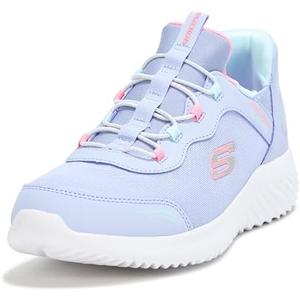 Skechers Girls' Bounder Simple Cute Shoe | Casual, Slip-ins, Air-Cooled Memory Foam, Machine Washable, Size 5c