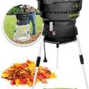 Sun Joe Electric Leaf Mulcher/Shredder, Outdoor 13 Amp 8,000 RPM Machine - Mulch up to 55 Gallons per Minute, Adjustable Control Dial, SDJ616, Orange