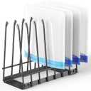 Reusable Bag Drying Rack, Foldable Metal Stand for Reusable Ziplock & Silicone Storage Bags, Rustproof Kitchen Dryer, Black