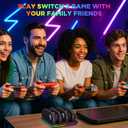 Vilante Charging Dock for Nintendo Switch 2 Joy-Con Controllers, 4 in 1 Charge Station for Nintendo Switch 2 with 5 Light Modes Magnetic Fast Controller Charger for Joy Con 2 with LED Indicators