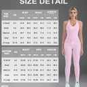 OMKAGI 2 Piece Workout Sets for Women Padded Workout Tops Booty Leggings with Pockets Gym Sets (Pink, S)