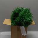 CCINEE 33FT Christmas Garland with 24Pcs Red Bows,Artificial Greenery Pine Garland Decor for Mantle Stair Fireplace Home Party Decoration