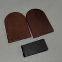 Book Ends,1 Pair Bookends Wood Book Ends Universal Economy Bookend (Medium)