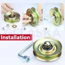 GELASKA 139245 Idler Pulley Replaces 532139245 Pulley Idler Craftsman 127783, 532127783, Craftsman Idler Pulley 139245, 123766X, 532106298 for Husqvarna GT160, GT190, GT200, GT2500 Mowers