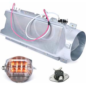 Dryer Heating Element Assembly Replaces For LG DLEX2650R DLEX7177WM DLEX9000V DLEX8100V DLEX3370V DLEX3370W DLEX7700VE DLE2050W DLEX5000V DLEX8000V DLEX3250W DLEX3875V DLEX3875W DLEX3885C DLEX3885W