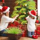 2 x Hananona 30pcs 15" Christmas Picks and Sprays Christmas Tree Filler Green Curly Greenery Stems with Red Ball Xmas Artificial Stems for CraftsTree Decor, Vase Fillers, Home Decorations (30, Green)