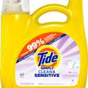 Tide Simply Clean & Sensitive Laundry Detergent, Cool Cotton Scent, 89 Loads, 117 Fl Oz, Tide Laundry Detergent, Laundry Soap
