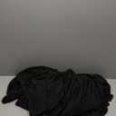 12 Pack Black Round Spandex Tablecloth for 60 inch Table, Wrinkle Free Stretchy 120inch Fitted 5FT Round Table Cloths Cover with Skirt for Wedding Birthday Party Dining Banquet Events