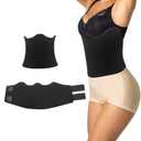 Post Surgery 360 Lipo Foam Wrap - Adjustable Abdominal Compression Board for Recovery, Breathable & Soft Lipo Foams with Full Coverage Support (Fits Waist 27.56-35.43 Inches)