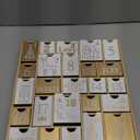 Juegoal Advent Calendar with 25 Drawers Countdown to Christmas, Refillable Wooden Advent Xmas Gift for Kids, 12 Inches Tall