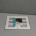 [4 Pack] BESTTEN 3 Gang Mid-Size Screwless Outlet Cover, Midway Decorative Wall Plate, USWP6 Gloss Snow White, Midsize H4.88" x W6.74"