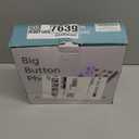 Big Button Phone for Seniors, Uvital Senior Landline Phones for Elderly with 10 One-Touch Dialing Big Buttons, Corded Landline Telephone with SOS Emergency Button, Replaceable Photo, Adjustable Volume (05-All White)