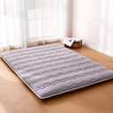jzbearapt Premium Foam Japanese Floor Mattress Futon Mattress,100% High Density Comfortable Foam, Thicken Tatami Mat Sleeping Pad, Ideal for Comfort and Support, Queen (80" X 60")