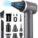 WORKPRO 12V Electric Air Duster-120,000RPM Super Power Compressed Air blower, Rechargeable Brushless Motor Durable Cleaner, 4-Gear Adjustable Dust Blower for Computer, PC Keyboard, Electronics, Car...