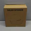 Brigii Salad Spinner, 4.24 Quart Lettuce Spinner with Double Drainage Holes, Salad Dryer for Washing, Spinning, and Draining Greens, Fruits, and Vegetables