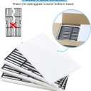 463343015 Grill Grates for Charbroil Advantage 463344015 463344116 463343819 463371116 4 Burer Grill, Cast lron Cooking Grate for Char Broil Gas2Coal 463340516 463370519 G421-0008-W1 Replacement Parts