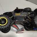 Jiakora Large Size RC Cars, Rock Crawler RC Truck with 2 Rechargeable Batteries, Remote Control Monster Truck, Durable Metal Body & LED Headlights, Boy Toys for 4-7, 8-12 Kids & Adults