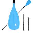 SUP Paddle - 3-Piece Adjustable Aluminium SUP Paddle with Glass Fiber Blade for Surfing, Floating, Water Sports